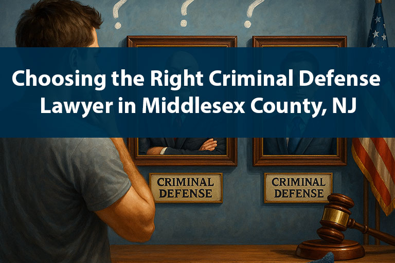 How to Choose the Right Criminal Defense Lawyer in Middlesex County, NJ
